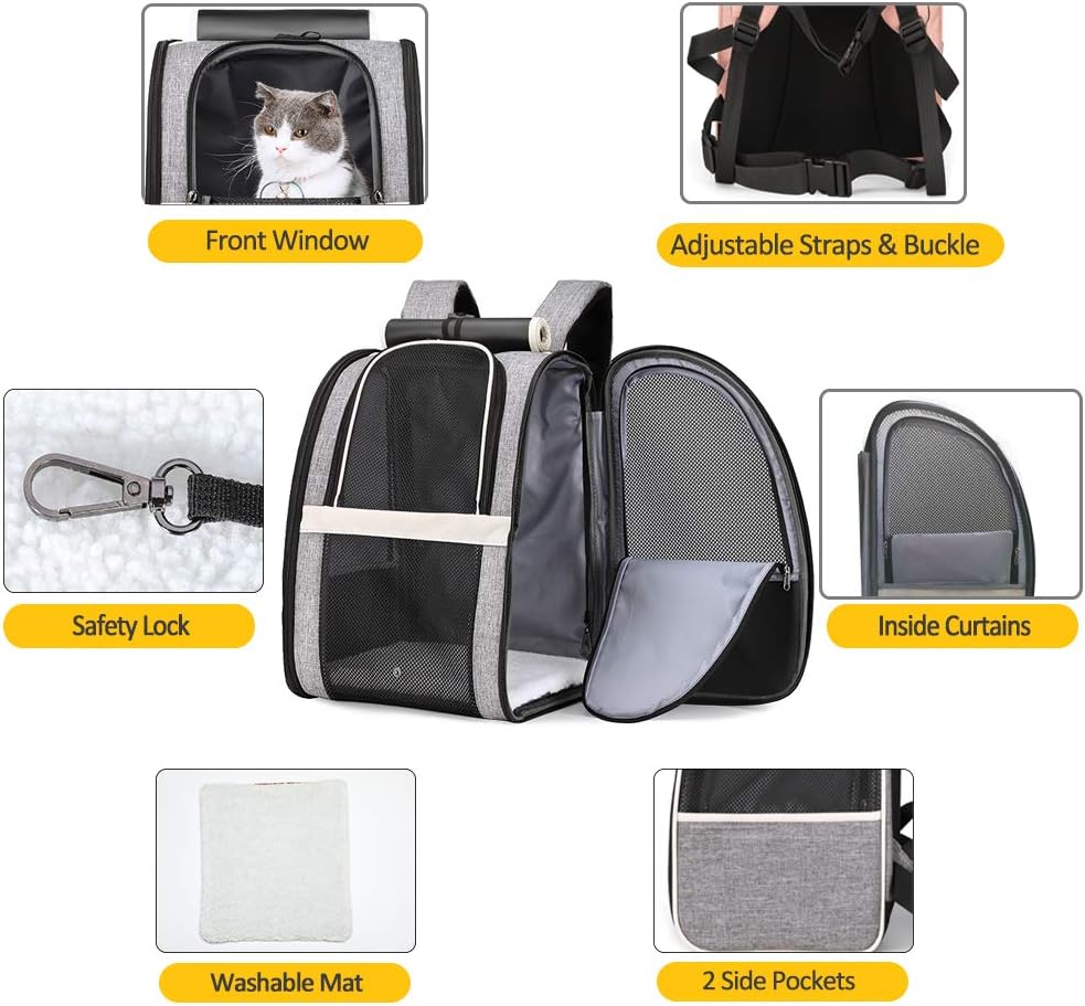 Innovative Traveler Bubble Backpack Pet Carriers for Cats and Dogs